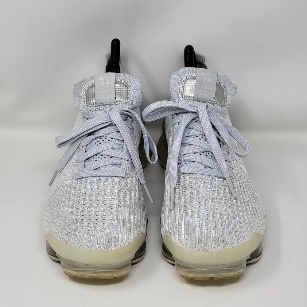 Nike Air Vapormax Flyknit 3  Pure Platinum Shoes Sneakers AJ6910-100 Sz 9 Womens